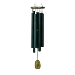 Carillon à vent Bavière 68 cm, 7 tubes vert foncé.