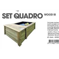KIT 193 - SET QUADRO WOOD III - 57,5 x 176,4 x 117,1 cm