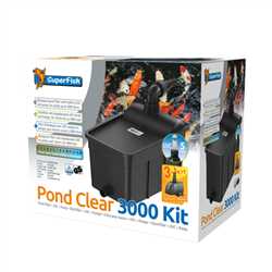 Pond Clear 3000 - Kit complet de filtration - Superfish